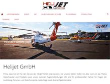 Tablet Screenshot of helijet-flightservice.de